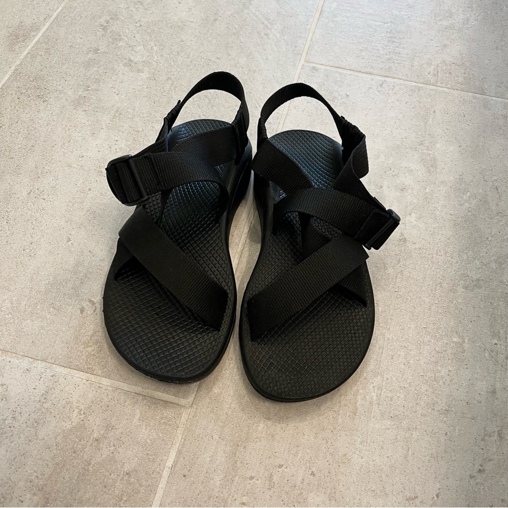 Chaco - Mega Z/Cloud Cushioned Sandal - solid black